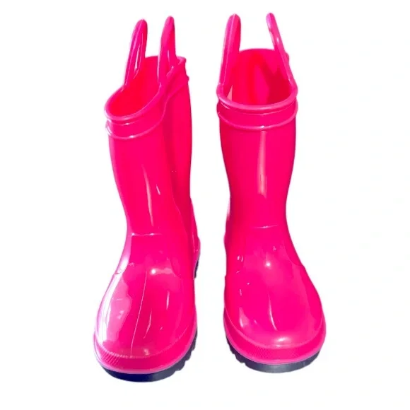 Bright Pink Rain Boots size toddler 5 - Picture 1 of 2